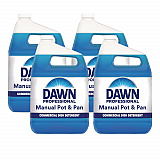 Manual Pot/Pan Dish Detergent, Original Scent, 1 gal Bottle, 4/Carton (57445CT)