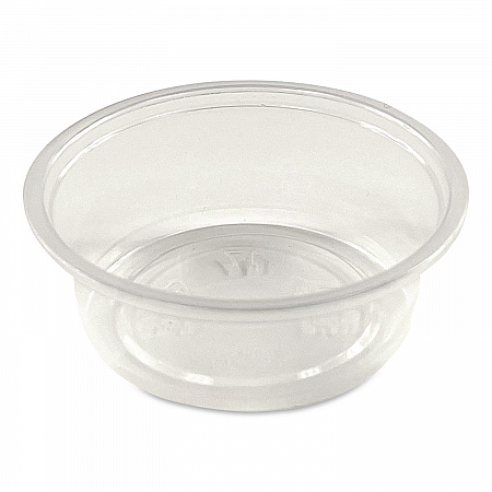 Portion Cups, 1.5 oz, Clear, 100/Pack, 25 Packs/Carton (60003016)