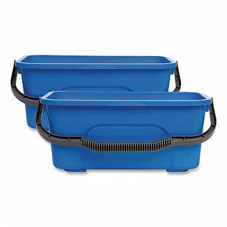 Window and General Cleaning Bucket, 3 gal, Blue, 2/Carton (GRI1832PK)