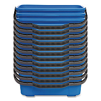 Window and General Cleaning Bucket, 3 gal, Blue, 12/Carton (GRI18312PK)