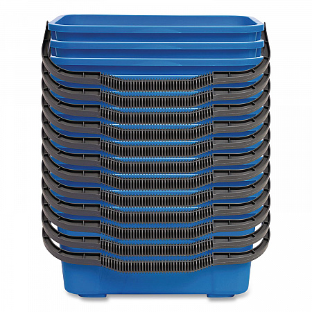 Window and General Cleaning Bucket, 3 gal, Blue, 12/Carton (GRI18312PK)