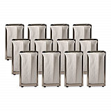 Venue Classic Tabletop Napkin Dispenser, 4.5 x 4.5 x 6, Stainless Steel, 12/Carton (H985XCT)