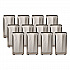 Venue Classic Tabletop Napkin Dispenser, 4.5 x 4.5 x 6, Stainless Steel, 12/Carton (H985XCT)