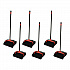 Maxi-Plus Lobby Dust Pan with Rear Wheels, 13 x 35, 30