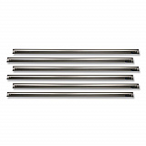 Check Rack, 48 x 0.75 x 2, Silver, 6/Carton (CK6548ACT)