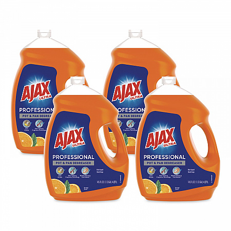 Dish Detergent, Orange Scent, 145 oz Bottle, 4/Carton (61034313CT)