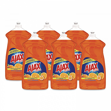 Dish Detergent, Liquid, Orange Scent, 52 oz, Bottle, 6/Carton (49860CT)