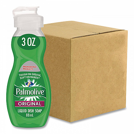 Dish Soap Liquid, Original Scent, 3 oz Bottle, 72/Carton (01417)
