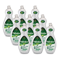 Pure + Clear Dishwashing Liquid, Spring Fresh Scent, 32.5 oz Bottle, 9/Carton (US04272CT)