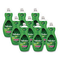 Dish Soap Liquid, Green Scent, 32.5 oz Bottle, 9/Carton (US04282CT)