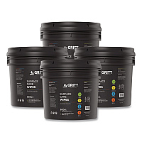 Surface Care Wipes, 1-Ply, 6 x 8, Fresh Scent, White, 800/Bucket, 4 Buckets/Carton (GRI5RW1BCS)