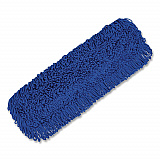 Microfiber Looped Dust Mop Pad Head, 24 x 5, Blue (GRI18224)