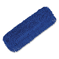 Microfiber Looped Dust Mop Pad Head, 24 x 5, Blue (GRI18224)