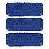 Microfiber Looped Dust Mop Pad Head, 24 x 5, Blue, 3/Pack (GRI182243PK)