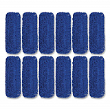 Microfiber Looped Dust Mop Pad Head, 24 x 5, Blue, 12/Carton (GRI1822412PK)