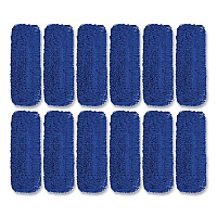 Microfiber Looped Dust Mop Pad Head, 24 x 5, Blue, 12/Carton (GRI1822412PK)