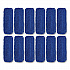 Microfiber Looped Dust Mop Pad Head, 24 x 5, Blue, 12/Carton (GRI1822412PK)