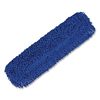 Microfiber Looped Dust Mop Pad Head, 36 x 5, Blue (GRI18236)