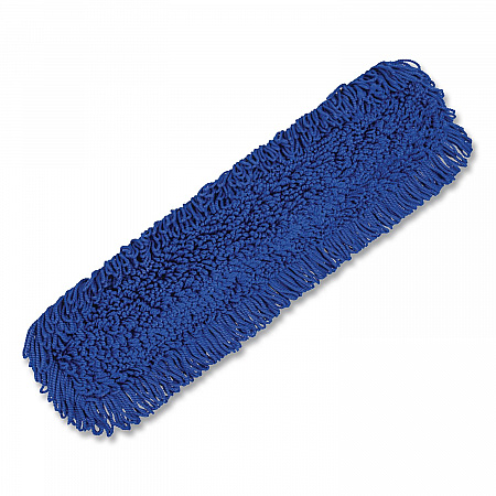 Microfiber Looped Dust Mop Pad Head, 36 x 5, Blue (GRI18236)