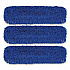 Microfiber Looped Dust Mop Pad Head, 36 x 5, Blue, 3/Pack (GRI182363PK)