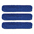 Microfiber Looped Dust Mop Pad Head, 48 x 5, Blue, 3/Pack (GRI182483PK)