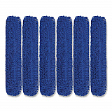 Microfiber Looped Dust Mop Pad Head, 48 x 5, Blue, 6/Pack (GRI182486PK)