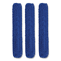 Microfiber Looped Dust Mop Pad Head, 60 x 5, Blue, 3/Pack (GRI182603PK)