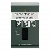 Wall-Mount Pet Waste Header Bag Dispenser, Green (FLO13HDG)