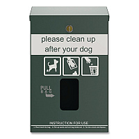 Wall-Mount Pet Waste Header Bag Dispenser, Green (FLO13HDG)