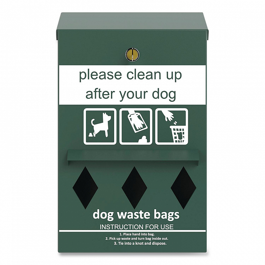 Wall-Mount Pet Waste Roll Bag Dispenser (FLO13RDG)