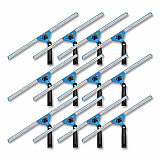 Swivel Window Squeegee with Quick Release, 18" Wide Blade, 12/Carton (GRI1291812PK)