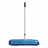 All-In-One Microfiber Dust Mop Set with Telescopic Handle, 36 x 5, Blue Microfiber Head, 40" to 72" Silver Aluminum Handle (GRI17436T)