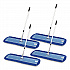 All-In-One Microfiber Dust Mop Set with Telescopic Handle, 48 x 5, Blue Microfiber Head, 72