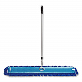 All-In-One Microfiber Dust Mop Set with Telescopic Handle, 60 x 5, Blue Microfiber Head, 40" to 72" Silver Aluminum Handle (GRI17460T)