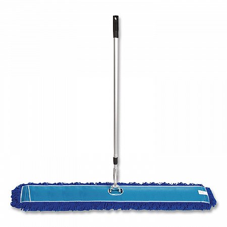 All-In-One Microfiber Dust Mop Set with Telescopic Handle, 60 x 5, Blue Microfiber Head, 40
