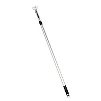 72" Aluminum Telescopic Dust Mop Handle, 1" dia x 42" to 72", Silver (GRI181)