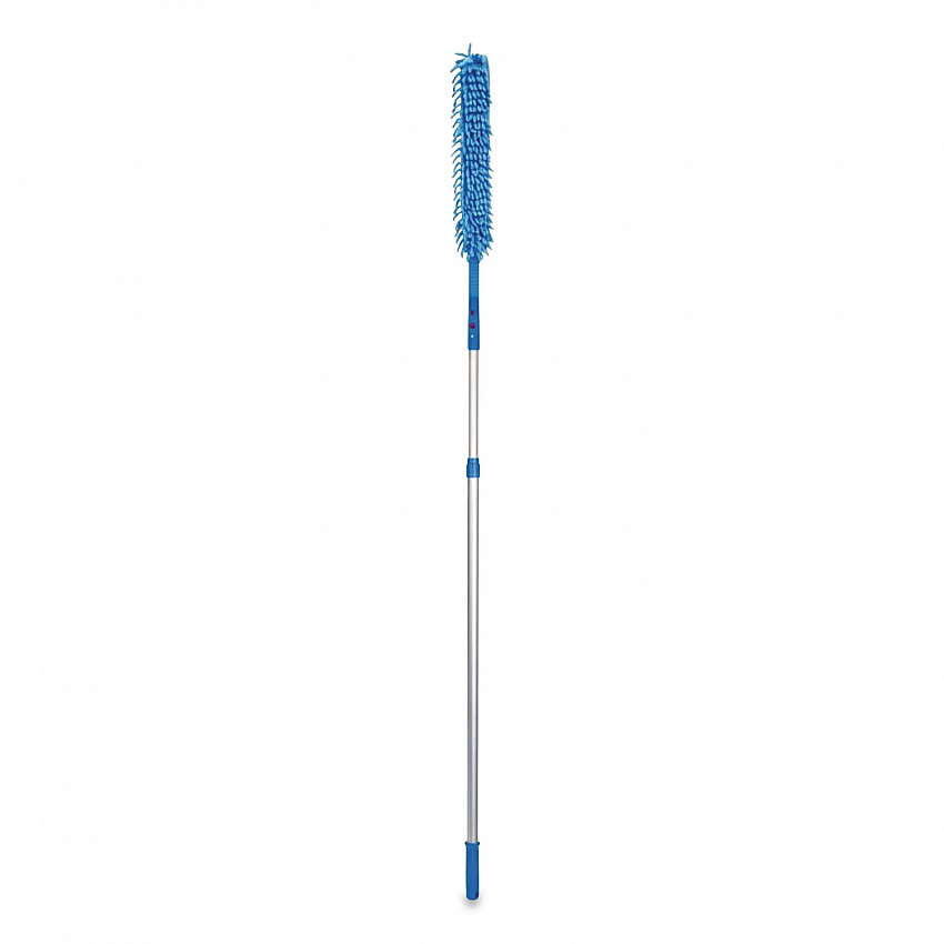 Flexible Wand Duster with Microfiber and Chenille Sleeve and 6 ft Telescopic Pole, 2/Kit (GRI1756F2PK)