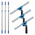 Pro Window Washing Kit with Swivel Squeegee and 6 ft Telescopic Pole, 14