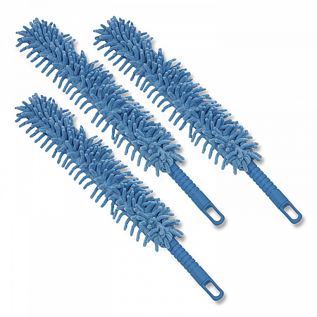 Flexible Wand Duster with Microfiber and Chenille Sleeve, 22