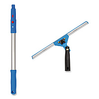 Pro Window Washing Kit with Swivel Window Squeegee and 20" Pole, 14" Wide Blade (GRI131)