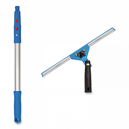 Pro Window Washing Kit with Swivel Window Squeegee and 20