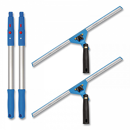 Pro Window Washing Kit with Swivel Window Squeegee and 20
