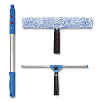 Pro Window Washing Kit with Squeegee, Washer and 20" Pole, 14" Blade Width, 3/Kit (GRI1383PK)