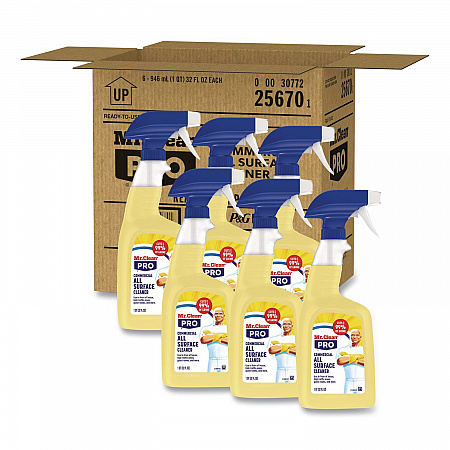 Commercial All Surface Cleaner, Unscented, 32 oz Spray Bottle, 6/Carton (25670)