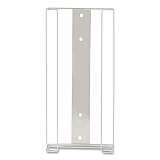 Wire Wall-Mount Glove Box Holder, 4-Box, Horizontal, Stainless Steel, White, 11 x 4 x 22 (BHQH004060)