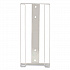Wire Wall-Mount Glove Box Holder, 4-Box, Horizontal, Stainless Steel, White, 11 x 4 x 22 (BHQH004060)