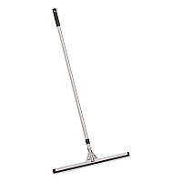 Double Neoprene Foam Floor Squeegee with 72" Aluminum Telescopic Handle, 30" Wide Blade (GRI156T)