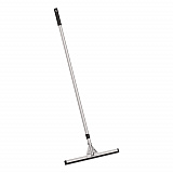 Double Neoprene Foam Floor Squeegee with 72" Aluminum Telescopic Handle, 18" Wide Blade (GRI148T)
