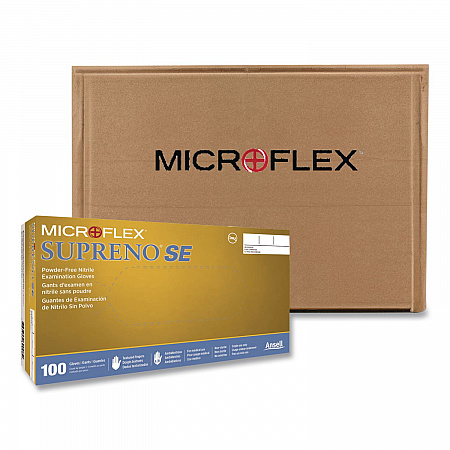 MICROFLEX Supreno SE SU-690 Exam Gloves, Powder-Free, AQL 0.65, ESD Safe, 2X-Large, 7.1 mil, 9.6