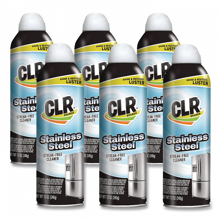 Stainless Steel Cleaner, 12 oz Can, 6/Carton (CSS12)